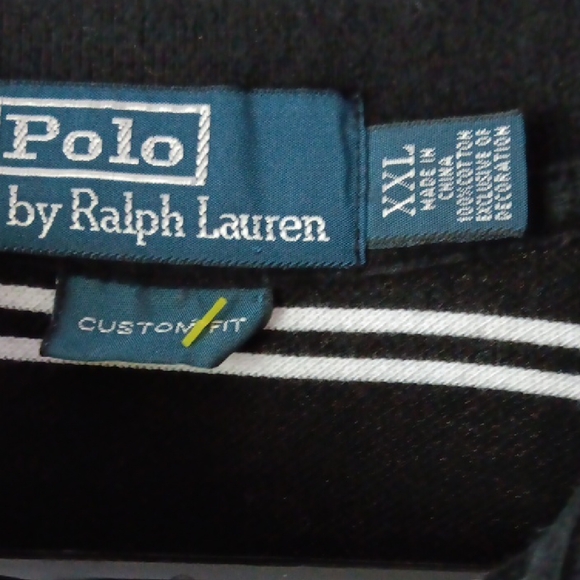 Polo by Ralph Lauren Black and White Stylish Polo - Picture 2 of 9